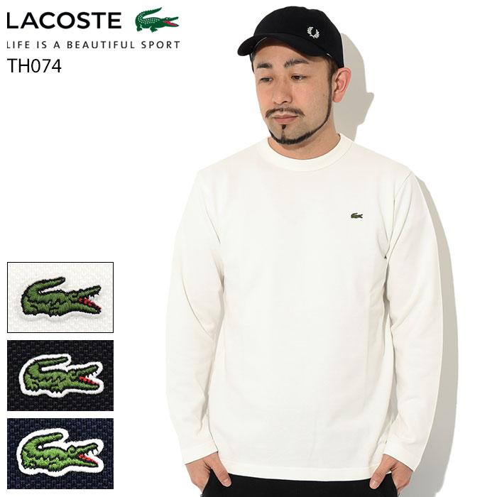 LACOSTE 鹿の子地 ロングスリーブ 白&黒の2点セット LACOSTE 鹿の子地 ロングスリーブ 白&黒の2点セット
