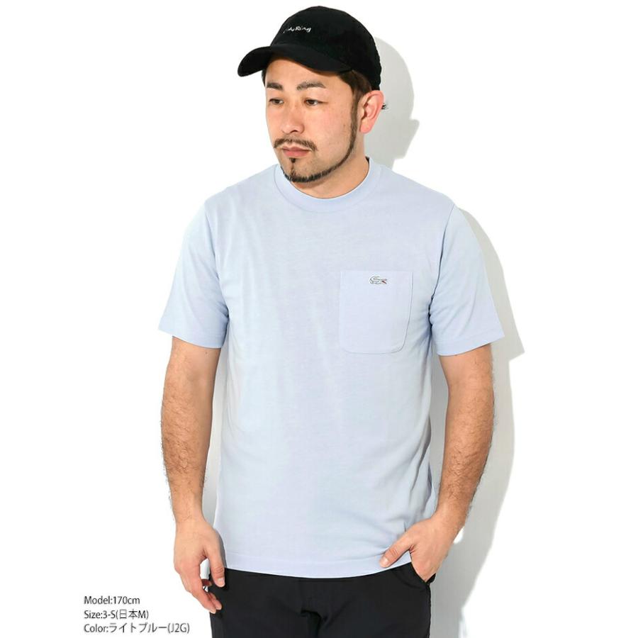 ラコステ Tシャツ 半袖 LACOSTE メンズ TH5581 ポケット ( TH5581 Pocket S/S Tee ポケT T-SHIRTS カットソー トップス TH5581-99 )[M便 1/1]｜icefield｜20