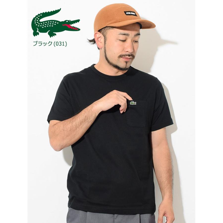 LACOSTE（ラコステ） Tシャツ 半袖 メンズ TH633EM ポケット クルー
