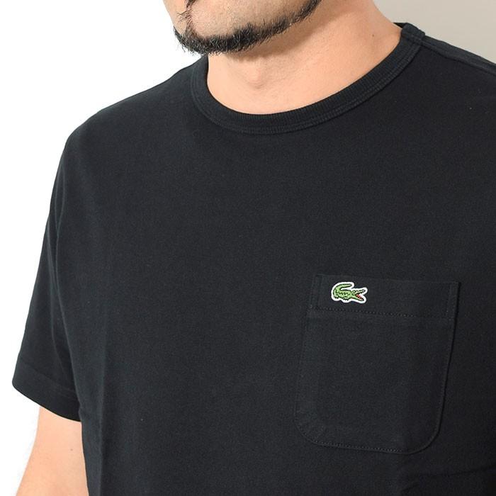 LACOSTE（ラコステ） Tシャツ 半袖 メンズ TH633EM ポケット クルー