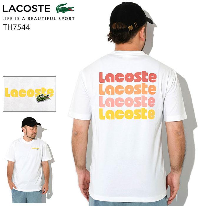 送料込★LACOSTE★TH7544 Tシャツ LACOSTE ラコステ Tシャツ 半袖 メンズ TH7544 ( S/S Tee