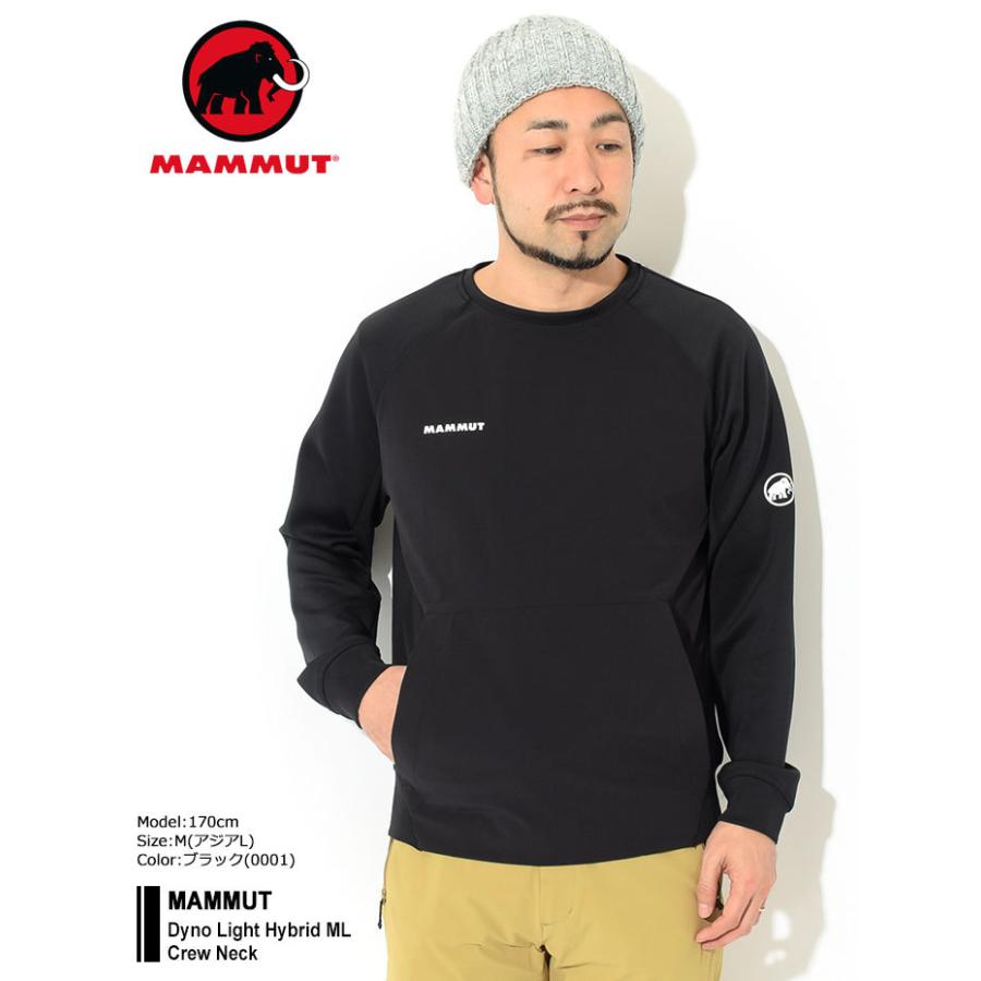 マムート カットソー MAMMUT メンズ ダイノ ライト ハイブリット ML クルーネック ( Dyno Light Hybrid ML Crew Neck トップス 1014-03830 )｜icefield｜02