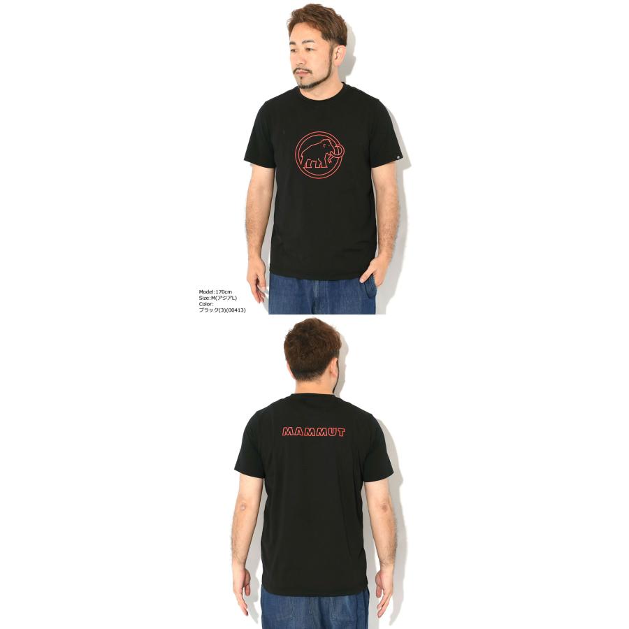 MAMMUT（マムート） Tシャツ 半袖 メンズ QD ロゴ プリント ( QD Logo