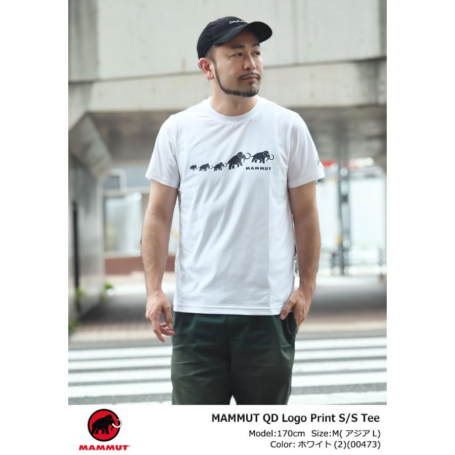 MAMMUT（マムート） Tシャツ 半袖 メンズ QD ロゴ プリント ( QD Logo