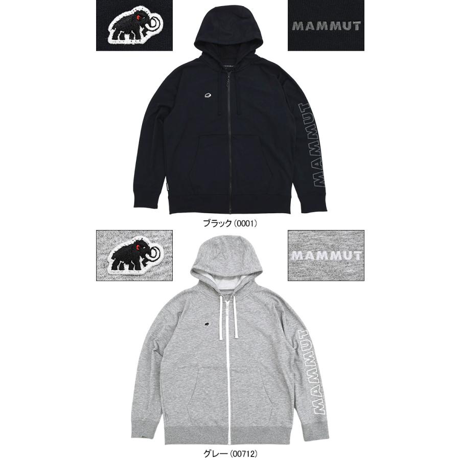 MAMMUT マムート ジップアップパーカー グレー L MAMMUT（マムート） パーカー ジップアップ メンズ エッセンシャル 2.0
