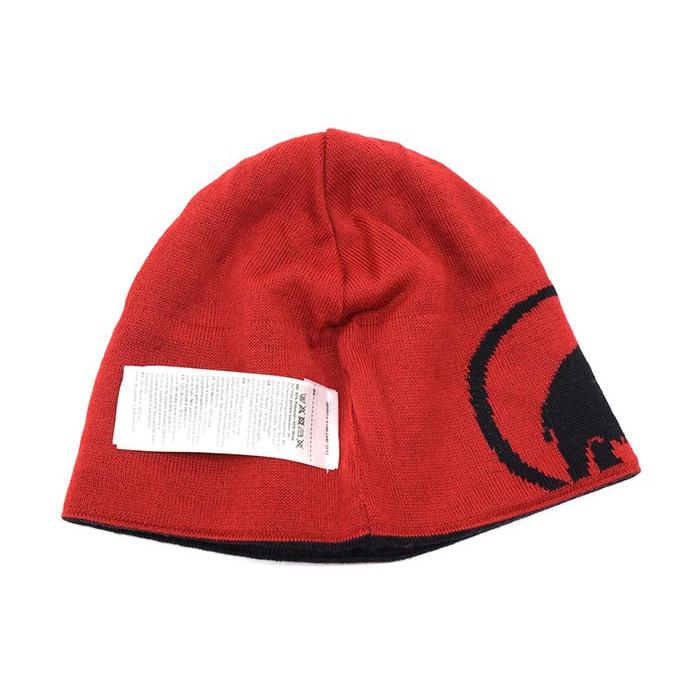 MAMMUT（マムート） ニット帽 リバーシブル ロゴ ビーニー ( Mammut