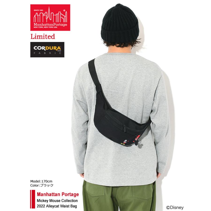 ◾️マンハッタンポーテージ　ウエストバッグ　ミッキー Manhattan Portage 最大40%☆7/25限定 日本正規品 マンハッタン
