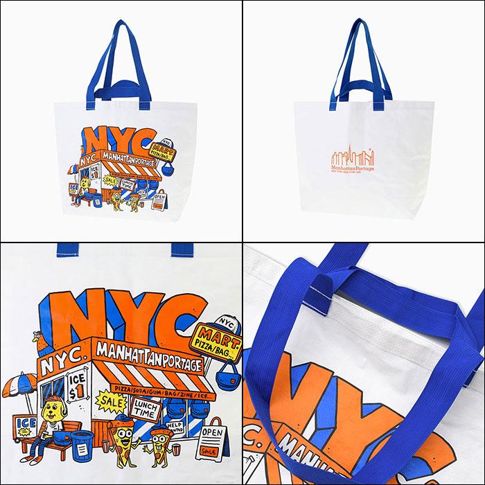 【美品】マンハッタンポーテージ　NYC プリント　バックパック　リュック Manhattan Portage マンハッタンポーテージ リュック TM