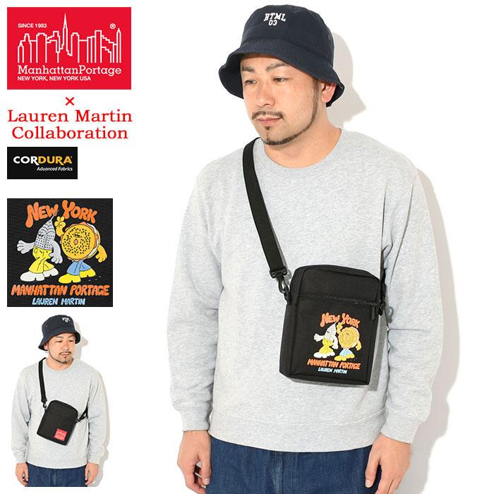 マンハッタンポーテージ ローレン・マーティン コラボ ショルダーバッグ ブラック Manhattan Portage（マンハッタンポーテージ） ショルダーバッグ
