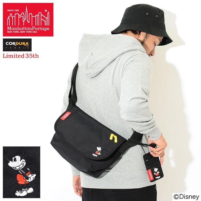 新品未使用 マンハッタンポーテージメッセンジャーバッグ ミッキー 40周年2/2 Manhattan Portage（マンハッタンポーテージ） 2024年限定モデル