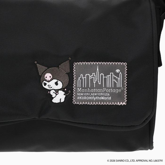マンハッタンポーテージ ショルダーバッグ Manhattan Portage クロミ ホワイトホール コラボ ( KUROMI Whitehall Shoulder Bag MP2095MGNTKRM サンリオ )_9