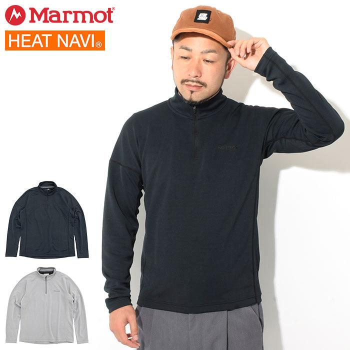 Marmot（マーモット） カットソー 長袖 メンズ ヒート ナビ ジップ 