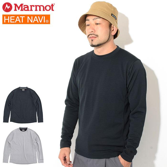 Marmot マーモット カットソー 長袖 メンズ ヒート ナビ クルー