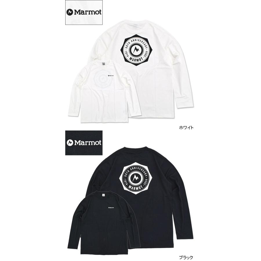 HMKL50thアニバーサリー ロングスリーブTシャツ & 50周年記念書 Marmot（マーモット） ロンT Tシャツ 長袖 メンズ 50th アニバーサリー