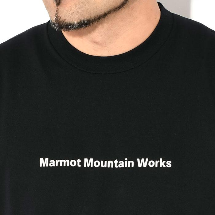 マーモット Tシャツ 半袖 Marmot メンズ エムエムダブリュー コレクション ロゴ ( MMW Collection Logo S/S Tee 抗菌防臭 吸汗速乾 TSSMC404 )[M便 1/1]｜icefield｜06