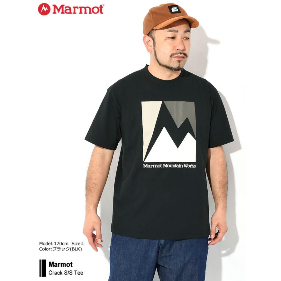 Marmot（マーモット） Tシャツ 半袖 メンズ クロック ( Crack S/S Tee