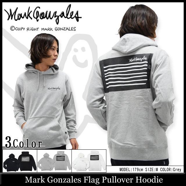 マーク ゴンザレス Mark Gonzales プルオーバー パーカー メンズ フラッグ(Flag Pullover Hoodie トップス 男性用 MG15W-C07)｜icefield