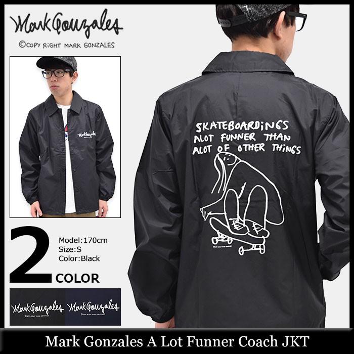 マーク ゴンザレス Mark Gonzales ジャケット メンズ ア ロット ファナー コーチジャケット(A Lot Funner Coach JKT 男性用 MG17S-B01)｜icefield