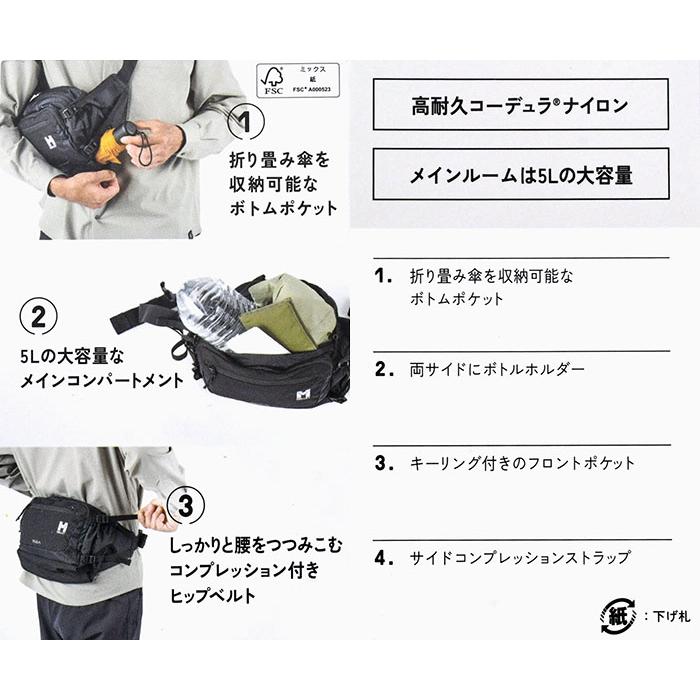 MILLET（ミレー） ウエストバッグ クーラ ヒップバッグ ( Kula Hip Bag