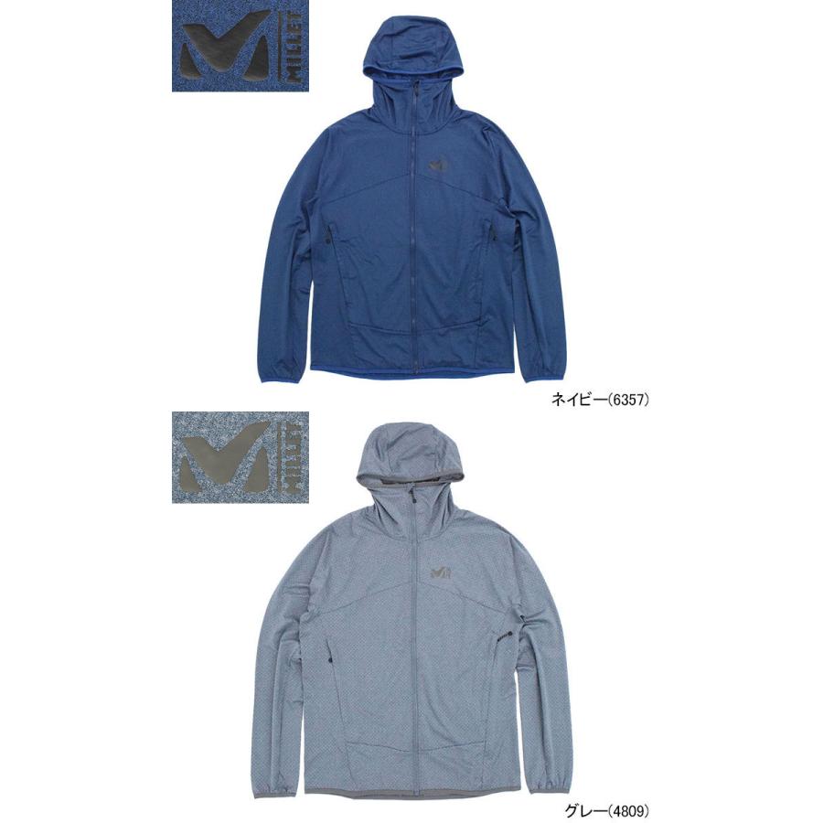 ミレー ジャケット MILLET メンズ ミドラー メッシュ フーディ(Middler Mesh Hoodie JKT JACKET アウター アウトドア トレッキング MIV01933) | MILLET | 06