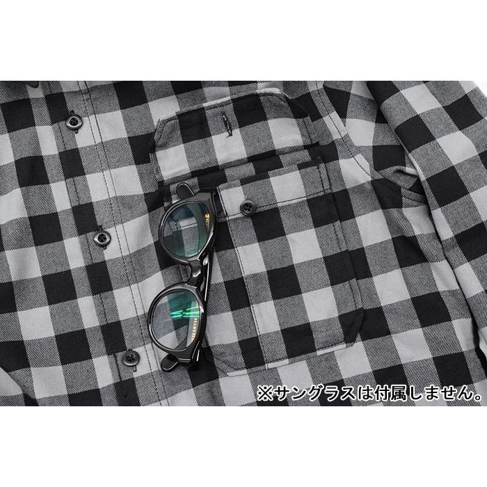 ミレー シャツ 長袖 MILLET メンズ サーモ チェック ( Thermo Check L/S Shirt 保温 速乾 抗菌 フランネルシャツ トップス MIV03136 ) | MILLET | 16