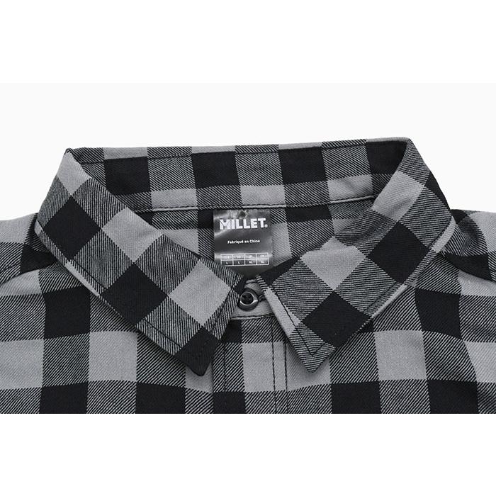 ミレー シャツ 長袖 MILLET メンズ サーモ チェック ( Thermo Check L/S Shirt 保温 速乾 抗菌 フランネルシャツ トップス MIV03136 ) | MILLET | 08