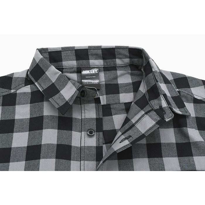 ミレー シャツ 長袖 MILLET メンズ サーモ チェック ( Thermo Check L/S Shirt 保温 速乾 抗菌 フランネルシャツ トップス MIV03136 ) | MILLET | 09