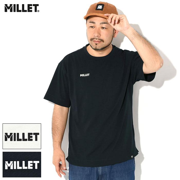 MILLET（ミレー） Tシャツ 半袖 メンズ ロゴ ビッグ ( Logo Big S/S
