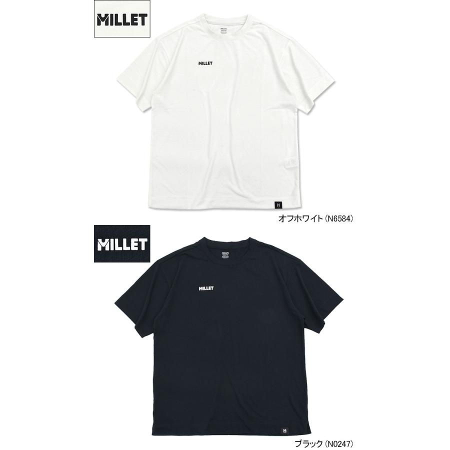 MILLET（ミレー） Tシャツ 半袖 メンズ ロゴ ビッグ ( Logo Big S/S