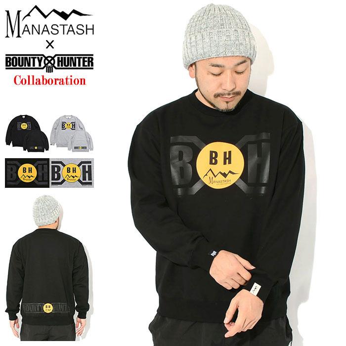 送料無料 トレーナー 長袖 メンズ AW 秋冬 新作 秋新作 冬新作 人気 流行 定番 2026 マナスタッシュ MANASTASH 792-5232006 010 バウンティーハンター トップス スウェットシャツ コラボモデル コットン100％ キャンプ アウトドア アパレル 丸首 ウェア ブラック 黒 服 MANASTASH（マナスタッシュ） トレーナー メンズ バウンティーハンター