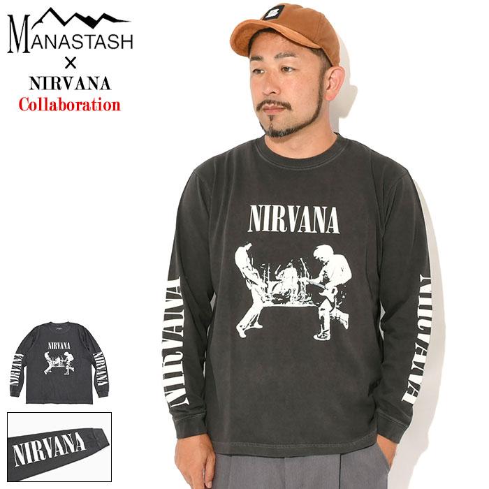 MANASTASH（マナスタッシュ） ロンT Tシャツ 長袖 メンズ ニルヴァーナ