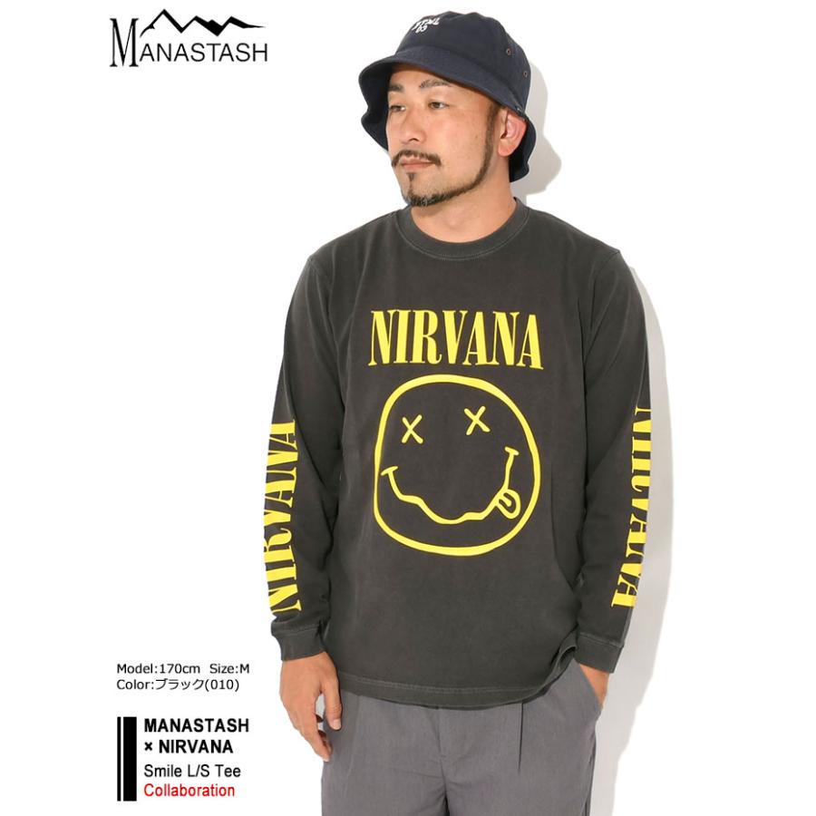 MANASTASH（マナスタッシュ） ロンT Tシャツ 長袖 メンズ ニルヴァーナ