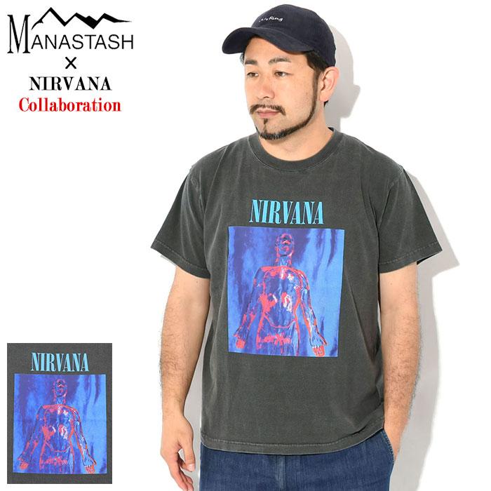 MANASTASH（マナスタッシュ） Tシャツ 半袖 メンズ ニルヴァーナ