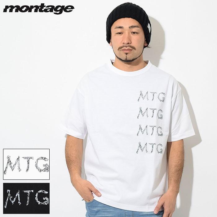 montage（モンタージュ） Tシャツ 半袖 メンズ トラッシュ MTG ロゴ