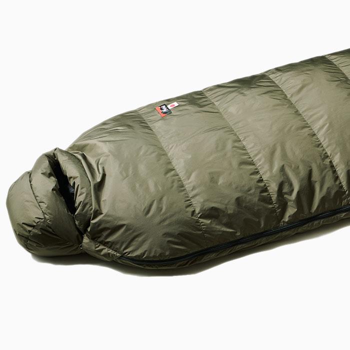 ナンガ 寝袋 シュラフ NANGA オーロラ スクエア フット 600 STD スリーピングバッグ ( Aurora Square Foot 600 STD Sleeping Bag 日本製 )｜icefield｜05