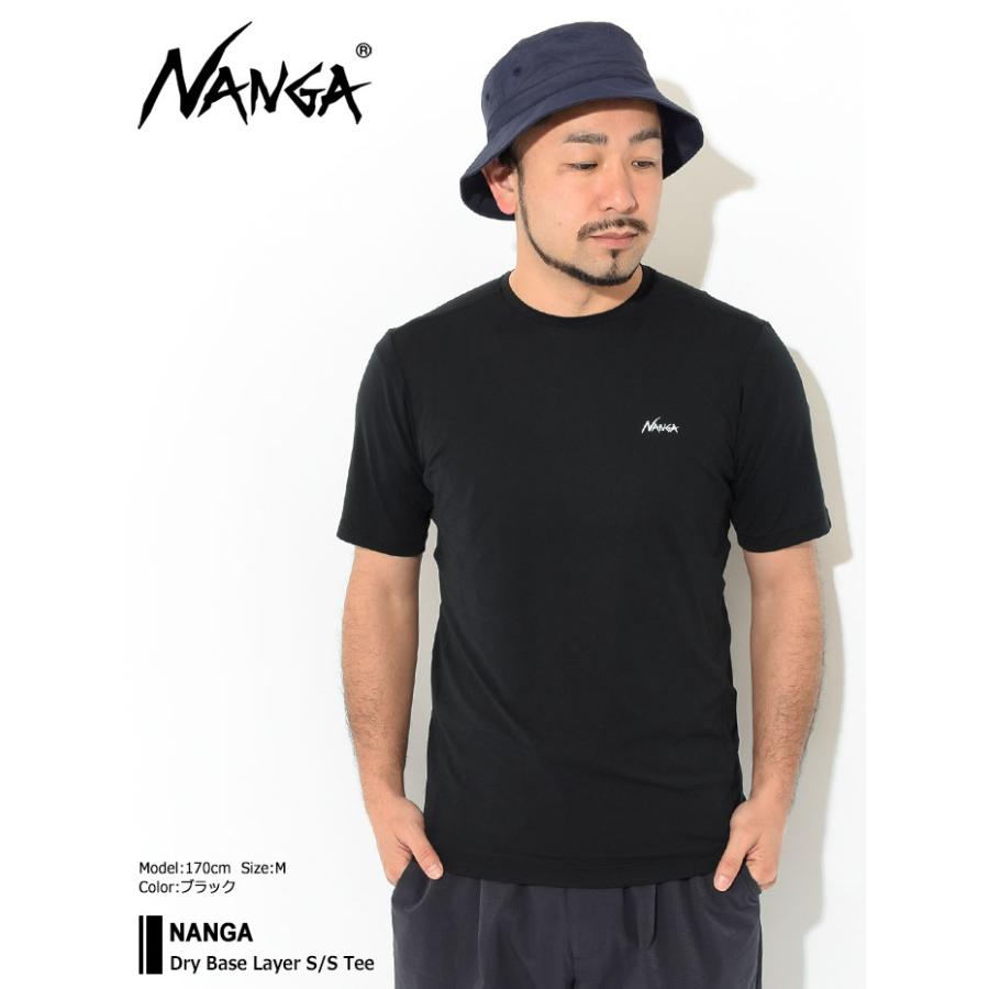 NANGA（ナンガ） Tシャツ 半袖 メンズ ドライ ベース レイヤー ( Dry