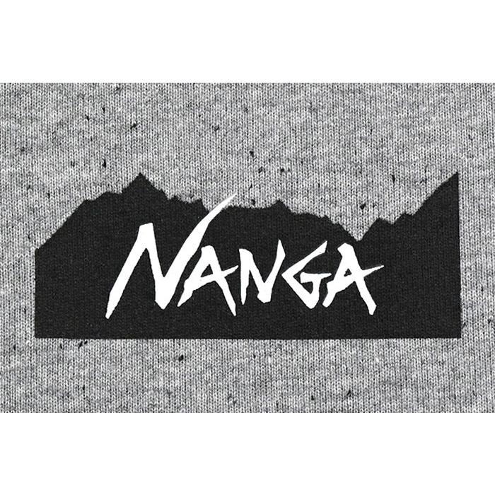 ナンガ Tシャツ 半袖 NANGA メンズ エコ ハイブリッド MT ロゴ ( ECO Hybrid MT Logo S/S Tee カットソー トップス NW2211-1G208 )[M便 1/1]｜icefield｜21