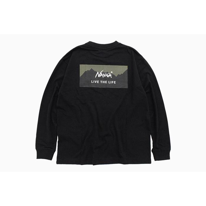 NANGA（ナンガ） Tシャツ 長袖 メンズ リブ ザ ライフ ( NANGA Live