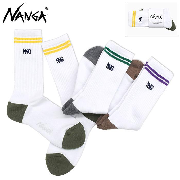 NANGA（ナンガ） ソックス NANGA NNG カラー ストライプ ( NNG Color