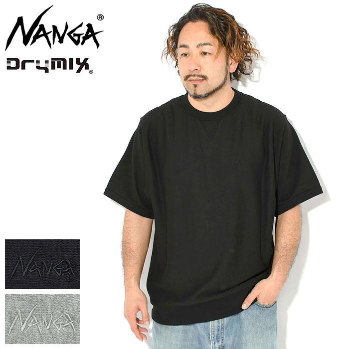 NANGA（ナンガ） トレーナー 半袖 メンズ ドライ ミックス スウェット