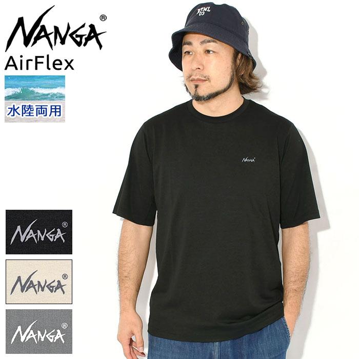 【新品タグ付】NANGA × WIND AND SEA ラッシュガード 黒 XL NANGA（ナンガ） Tシャツ 半袖 メンズ エアフレックス ラッシュガード
