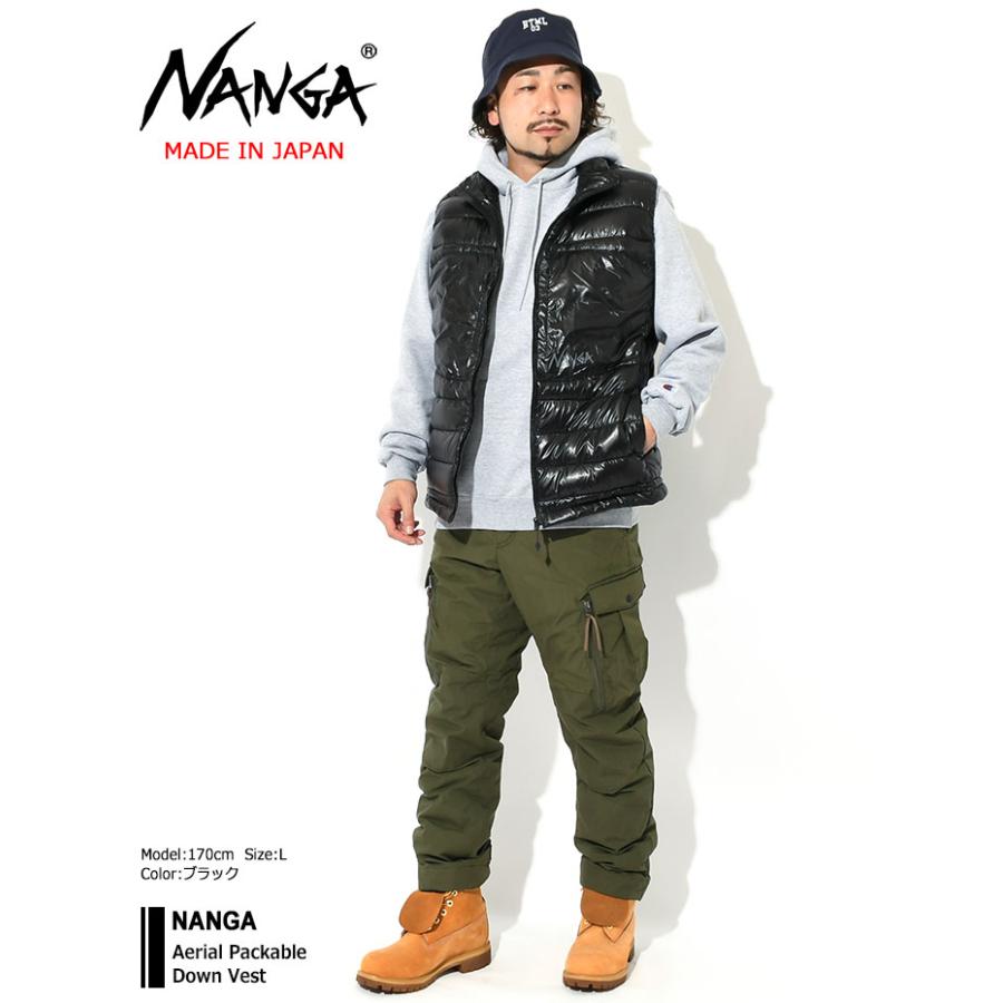 ナンガ ジャケット NANGA メンズ エアリアル パッカブル ダウン ベスト ( Aerial Packable Down Vest MADE IN JAPAN 日本製 ND2241-1A023 )｜icefield｜04