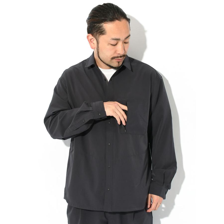 ナンガ シャツ 長袖 NANGA メンズ エア クロス コンフィー ( Air Cloth Comfy L/S Shirt カジュアルシャツ トップス  男性用 NW2311-1H233 )