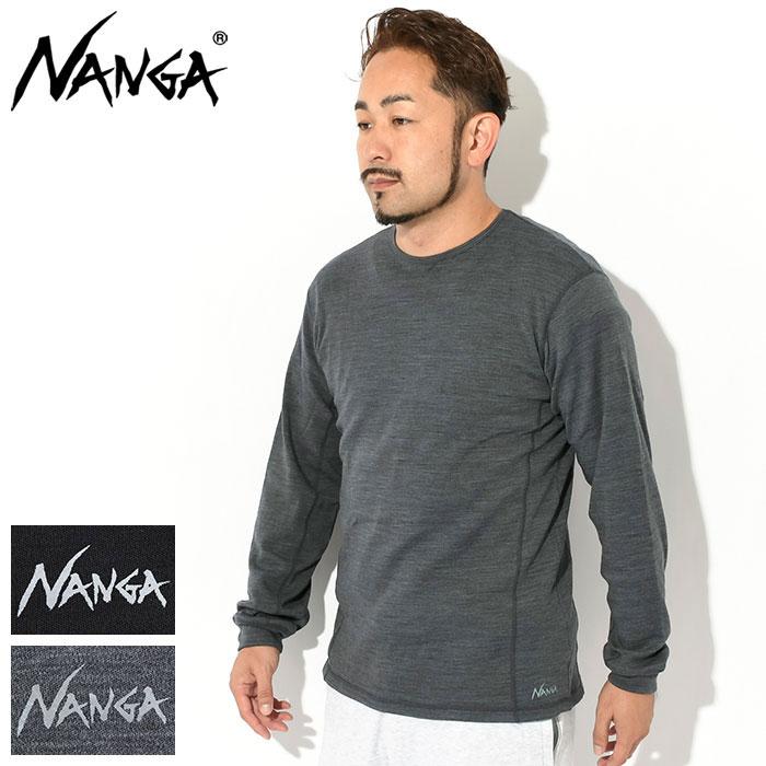 NANGA ナンガ カットソー 長袖 メンズ メリノ ウール ベース NANGA ナンガ カットソー 長袖 メンズ メリノ ウール ベース
