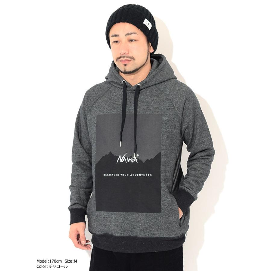 ナンガ プルオーバー パーカー NANGA メンズ リカバー ヤーン スウェット フーディ ( Recover Yarn Sweat Hoodie トップス メンズ 男性用 )｜icefield｜04