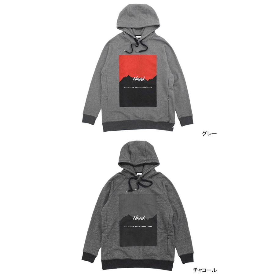 ナンガ プルオーバー パーカー NANGA メンズ リカバー ヤーン スウェット フーディ ( Recover Yarn Sweat Hoodie トップス メンズ 男性用 )｜icefield｜06