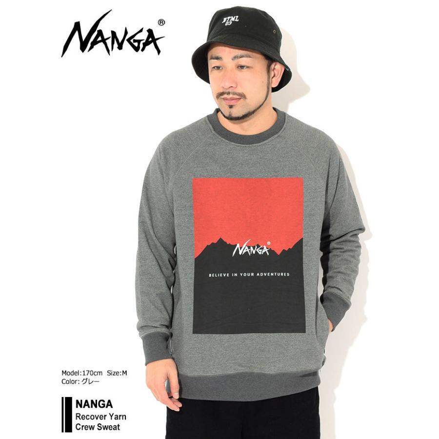 NANGA（ナンガ） トレーナー メンズ リカバー ヤーン クルー 