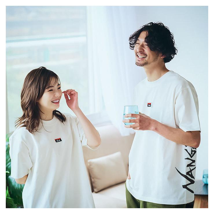 NANGA（ナンガ） Tシャツ 半袖 メンズ バーティカル ロゴ ( Vertical