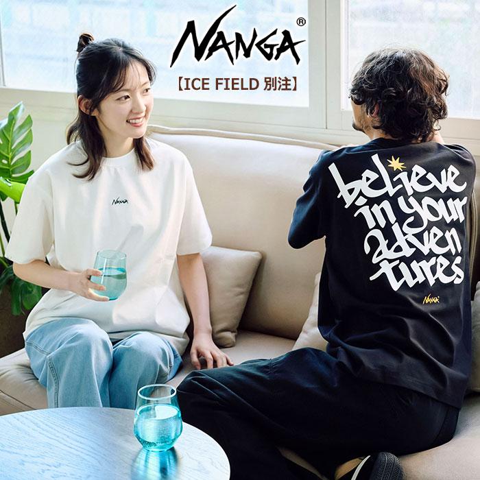 NANGA（ナンガ） Tシャツ 半袖 メンズ ストリート ロゴ ( Street Logo