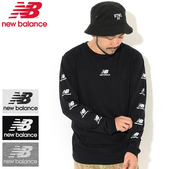 NEW BALANCE THE CITY ロゴ刻印ボタン付き　早い者勝ち！ New Balance（ニューバランス） Tシャツ 長袖 メンズ シティ ( new